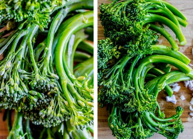 Pan-Seared Chicken and Broccolini in Creamy Mustard Sauce from The Food Charlatan