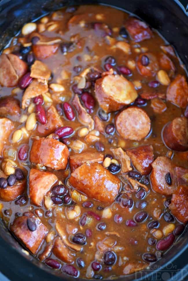 slow-cooker-kielbasa-barbecue-beans-recipe