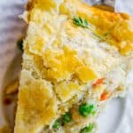 Classic Double Crust Chicken Pot Pie from The Food Charlatan
