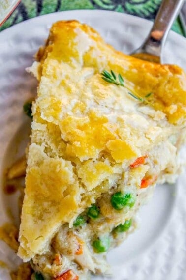 Classic Double Crust Chicken Pot Pie from The Food Charlatan