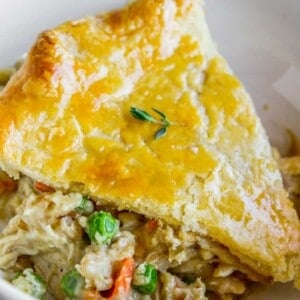 Classic Double Crust Chicken Pot Pie from The Food Charlatan