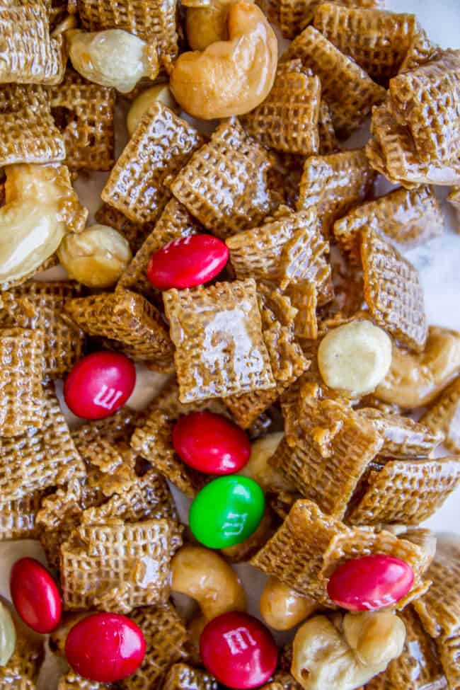 Sticky Sweet-and-Salty Chex Mix (Christmas Crack) - The Food Charlatan