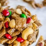 Sticky Sweet-and-Salty Chex Mix (Christmas Crack) from The Food Charlatan