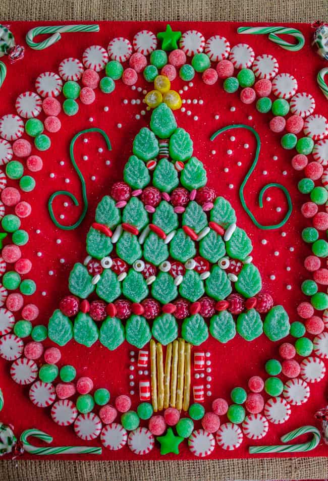 Candy Christmas Tree Craft from The Food Charlatan