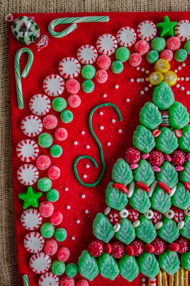 Candy Christmas Tree Craft from The Food Charlatan