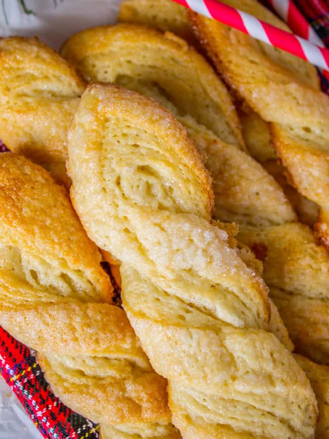 Swedish Sour Cream Twists (Layered Yeast Cookies) from The Food Charlatan