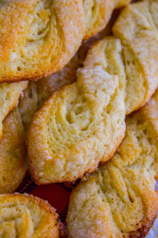 Swedish Sour Cream Twists (Layered Yeast Cookies) from The Food Charlatan