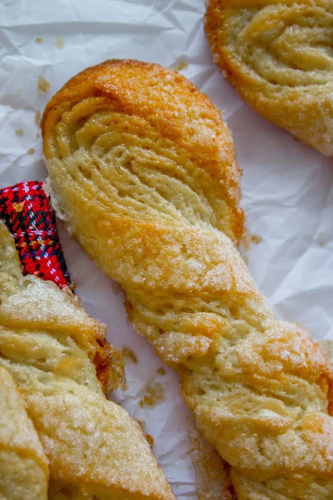 Swedish Sour Cream Twists (Layered Yeast Cookies) from The Food Charlatan