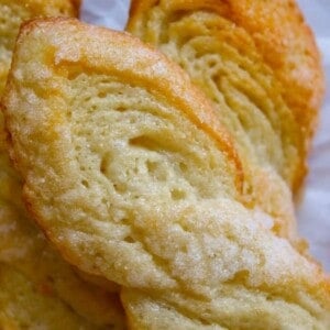 Swedish Sour Cream Twists (Layered Yeast Cookies) from The Food Charlatan