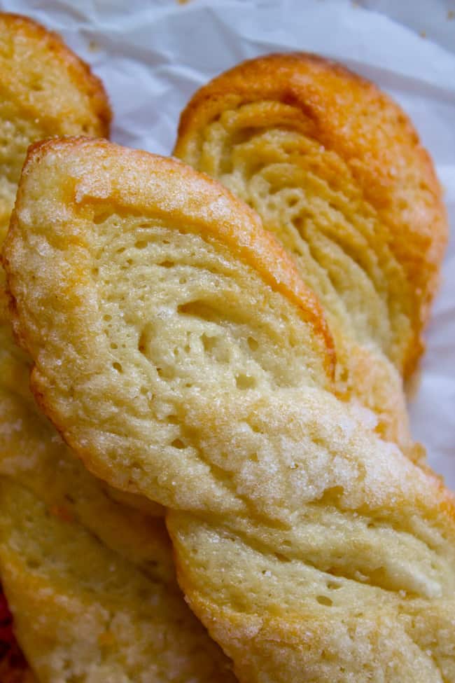 Swedish Sour Cream Twists (Layered Yeast Cookies) from The Food Charlatan