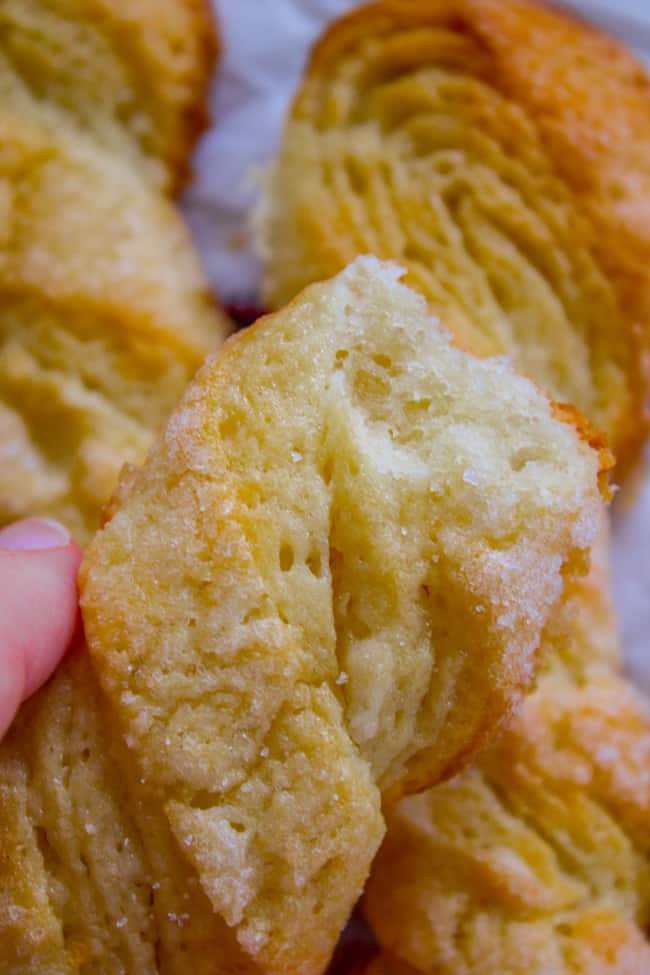 Swedish Sour Cream Twists (Layered Yeast Cookies) from The Food Charlatan