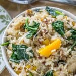 Slow Cooker Risotto with Italian Sausage and Butternut Squash from The Food Charlatan
