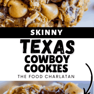 Skinny Texas Cowboy Cookies