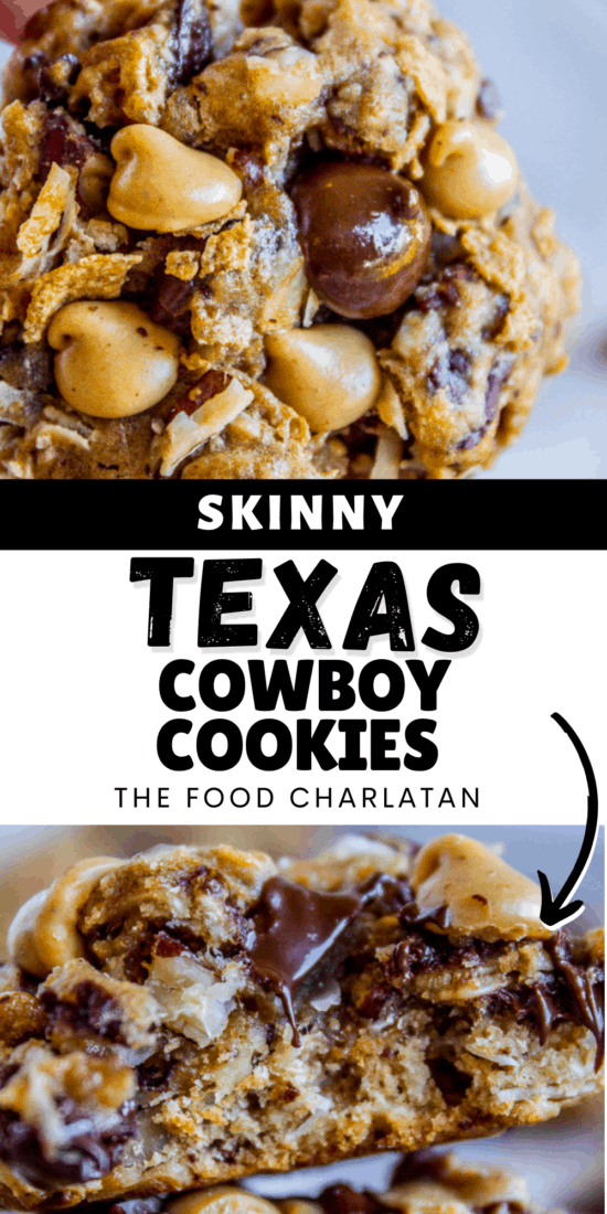 Skinny Texas Cowboy Cookies