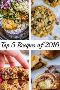 Top 5 Recipes of 2016 from The Food Charlatan