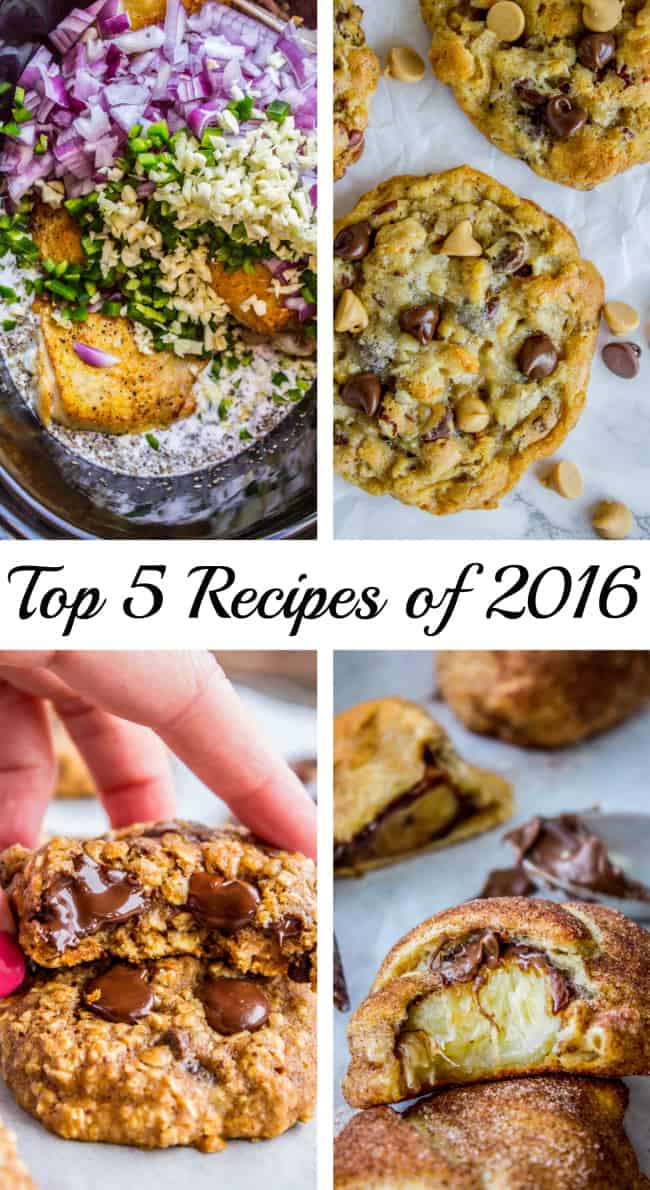 Top 5 Recipes of 2016 from The Food Charlatan