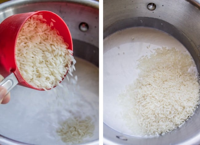 Coconut Jasmine Rice with Cilantro from The Food Charlatan