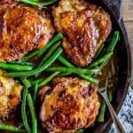 Asian Seared Chicken with Stir Fried Green Beans from The Food Charlatan