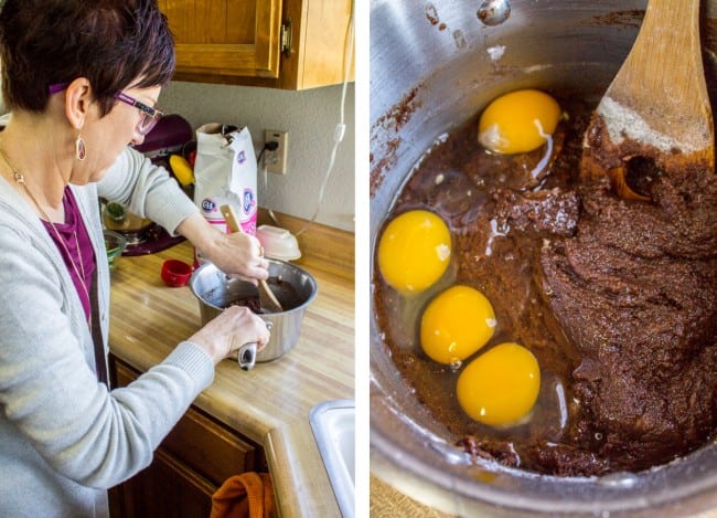 Nana's Famous Fudge Brownies from The Food Charlatan