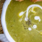 30 Minute Pea Soup (From A Bag of Frozen Peas) from The Food Charlatan