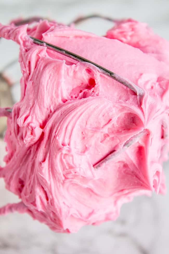 Pink frosting store