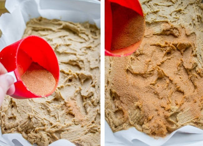 Brown Sugar Snickerdoodle Blondies from The Food Charlatan