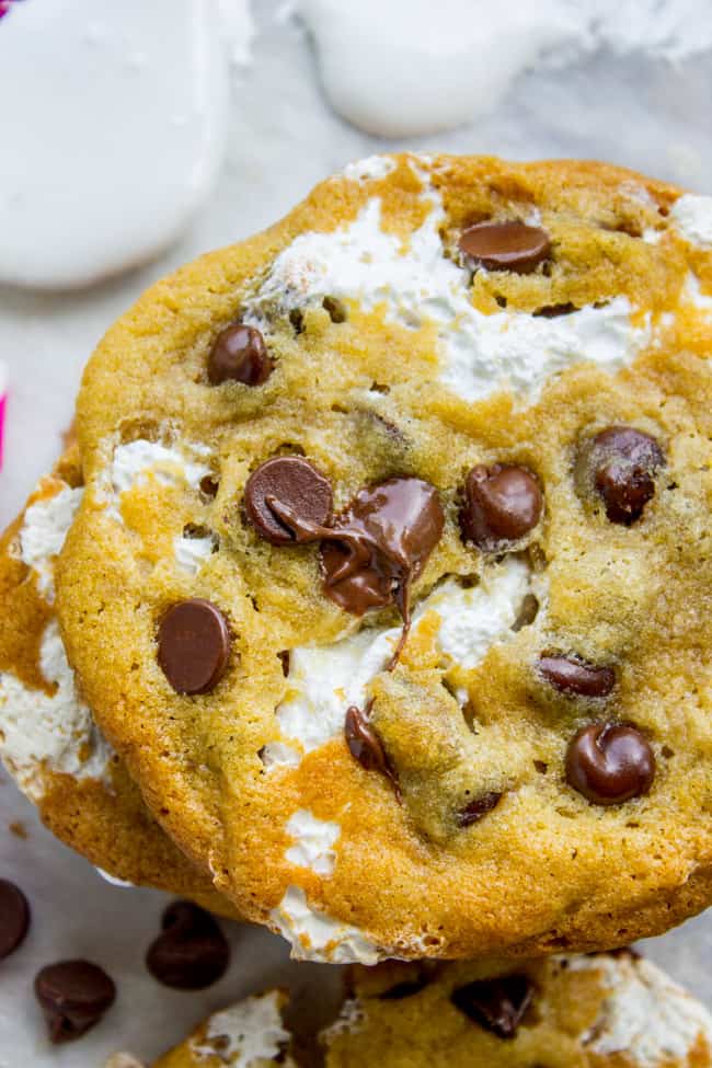 Chocolate Chip Marshmallow Cookies