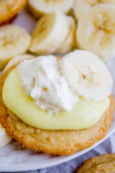 Banana Cream Pie Cookies from The Food Charlatan