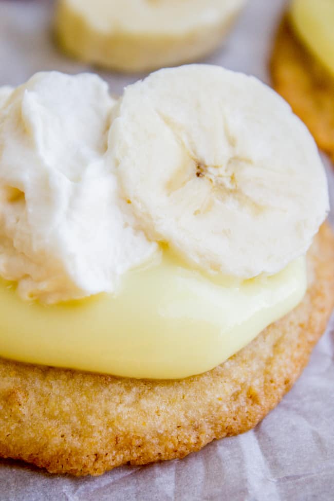 Banana Cream Pie Cookies from The Food Charlatan