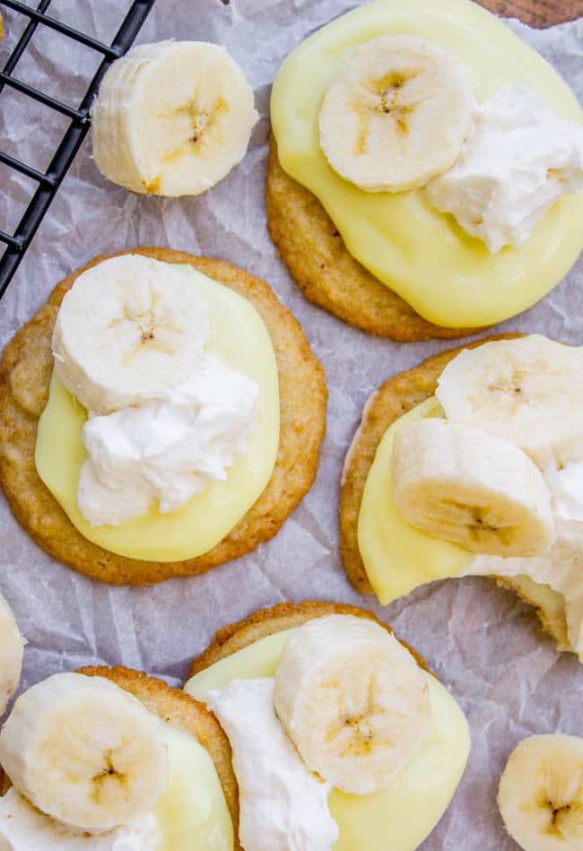 Banana Cream Pie Cookies from The Food Charlatan