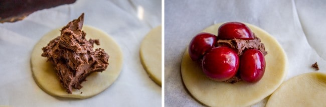 Chocolate Cherry Hand Pies from The Food Charlatan