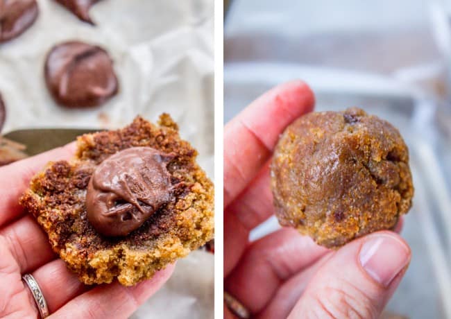 Chocolate Stuffed Snickerdoodle Truffles from The Food Charlatan
