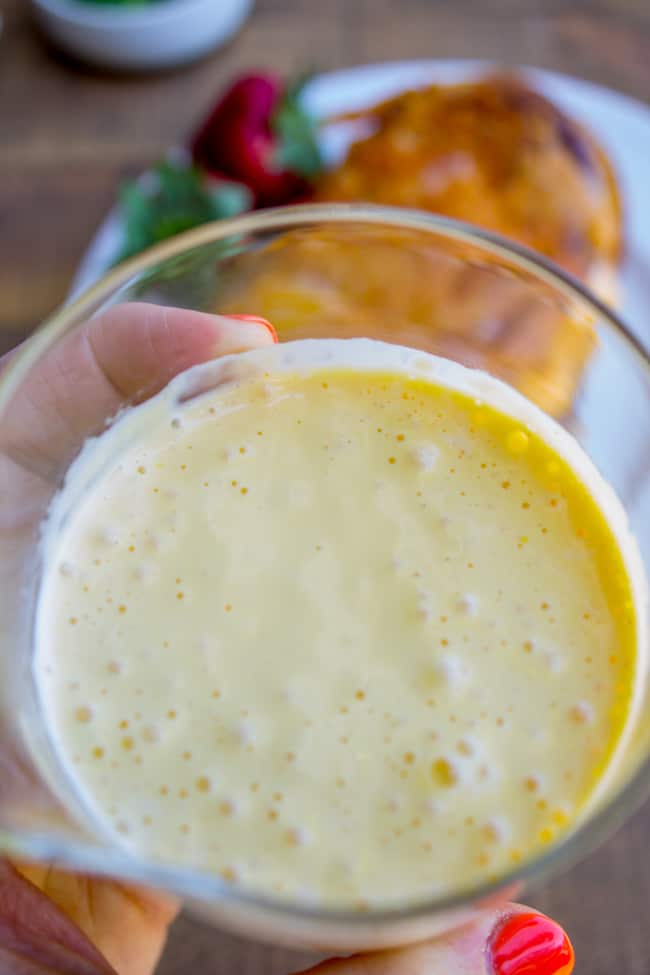 Easy 3-Minute Blender Hollandaise Sauce Recipe - foodiecrush .com