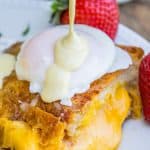 Grilled Cheese Eggs Benedict with Bacon and Hollandaise Sauce from The Food Charlatan