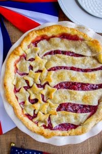 Cherry Pie for 4th of July! from The Food Charlatan