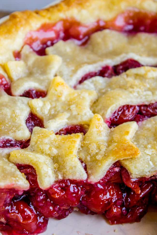 Cherry Pie for 4th of July! from The Food Charlatan