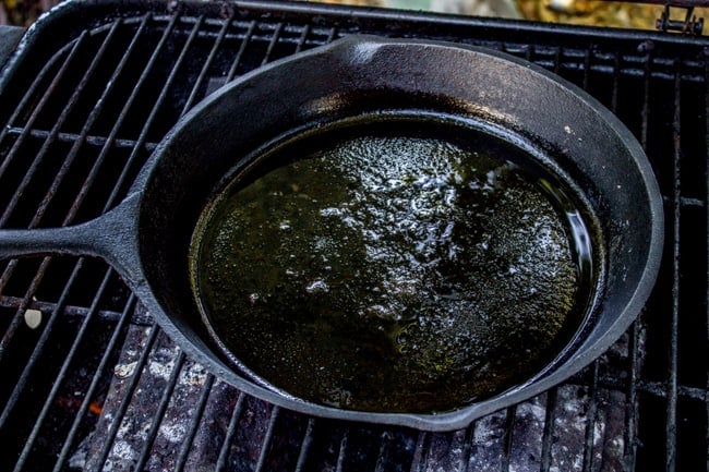 Cast Iron Skillet for Burgers