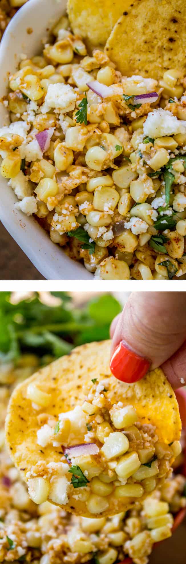 Mexican Street Corn Dip (Elote) - The Food Charlatan