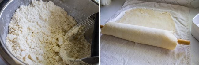 Mixing and rolling out dough