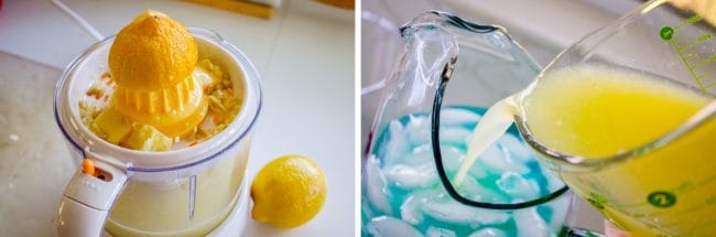Blue Cotton Candy Lemonade (like at Disneyland!) from The Food Charlatan