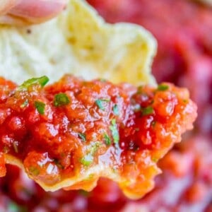 5 Minute Restaurant Style Salsa and How to Host Taco Tuesday from The Food Charlatan