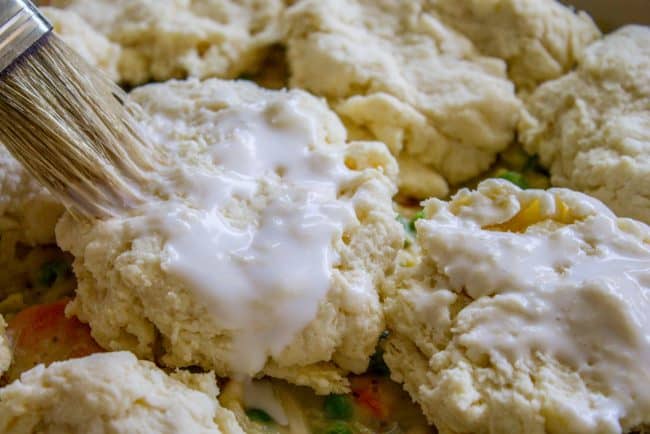 Buttermilk biscuits for chicken pot pie