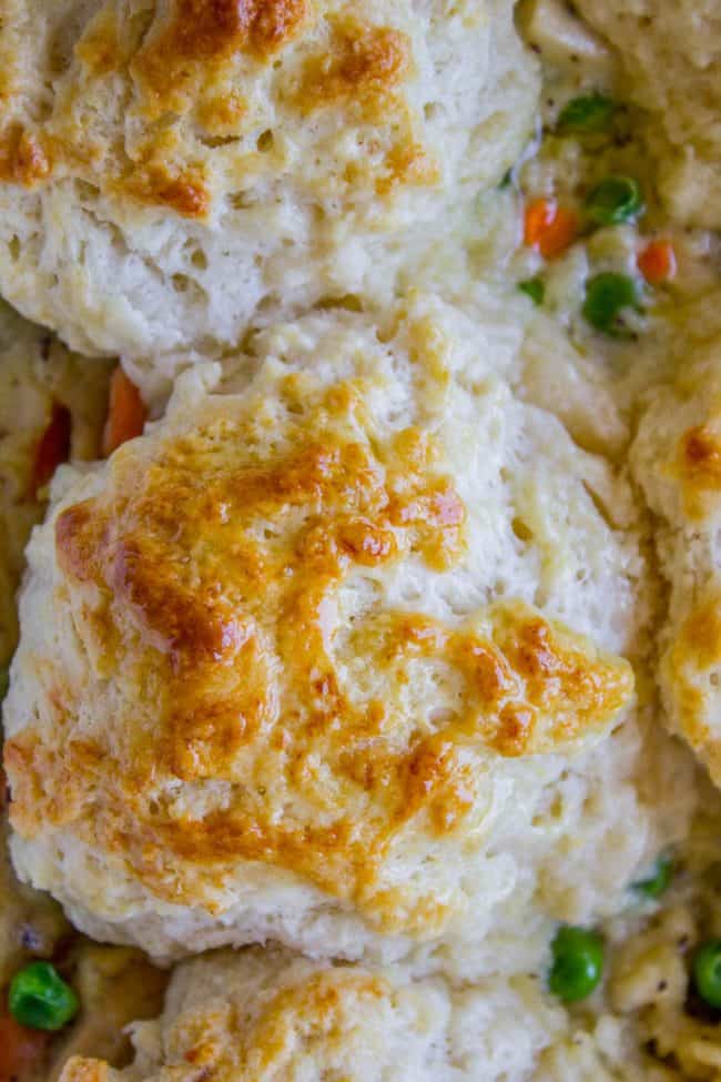 Chicken Pot Pie Recipe with Biscuits