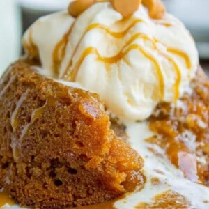 Pumpkin Butterscotch Molten Lava Cakes from The Food Charlatan