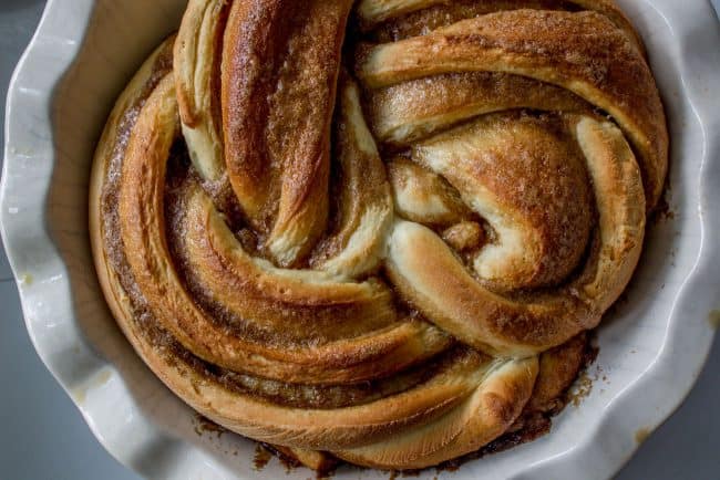 Maple Butter Twist Coffee Cake from The Food Charlatan