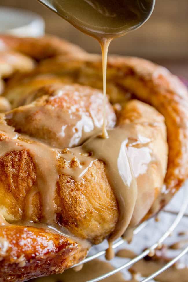 Cinnamon Buns with Maple Coffee Glaze - Culinary Cool