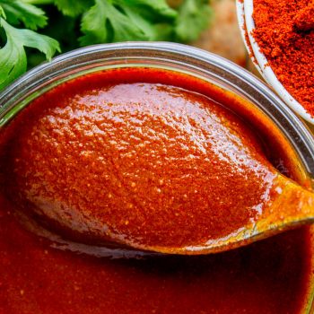 Killer Red Enchilada Sauce That’s Done in 10 Minutes from The Food Charlatan