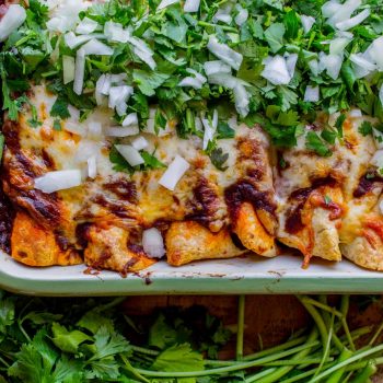 Sweet Potato and Black Bean Enchiladas from The Food Charlatan