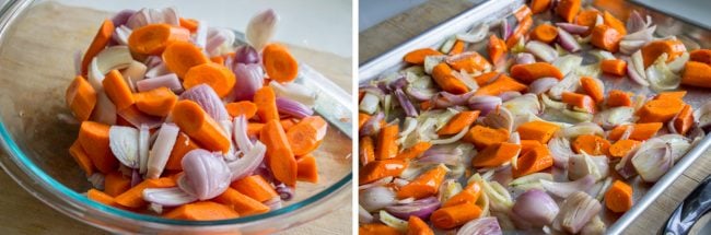 Sheet Pan Curry Chicken and Carrots with Basmati Rice (Biryani) from The Food Charlatan