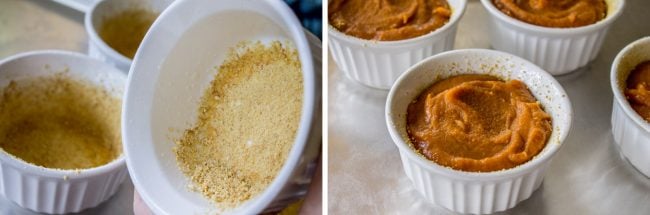 Pumpkin Butterscotch Molten Lava Cakes from The Food Charlatan